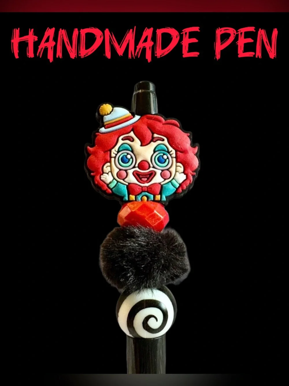 Cute Circus Clown Custom Ink Pen
